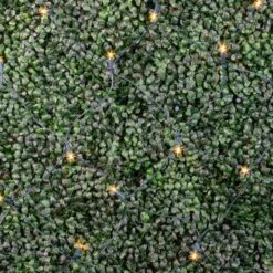 Amber/Orange LED Net Lights 4x6 Green Wire 9 Amber/Orange LED Net Lights 4x6 Green Wire -Christmas Lights Series 0032467 amberorange led net lights 4x6 green wire