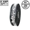 Novelty Lights C9 250' Spool 15" Spacing 8 Amp White Wire