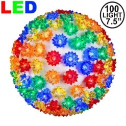 100 Multi LED 7.5" Sphere