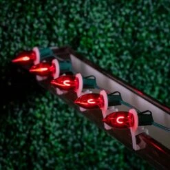 Red C9 U-Shaped LED Plastic Flex Filament Replacement Bulbs 25 Pack 11 Red C9 U-Shaped LED Plastic Flex Filament Replacement Bulbs 25 Pack -Christmas Lights Series 0032849 red c9 u shaped led plastic flex filament replacement bulbs 25 pack