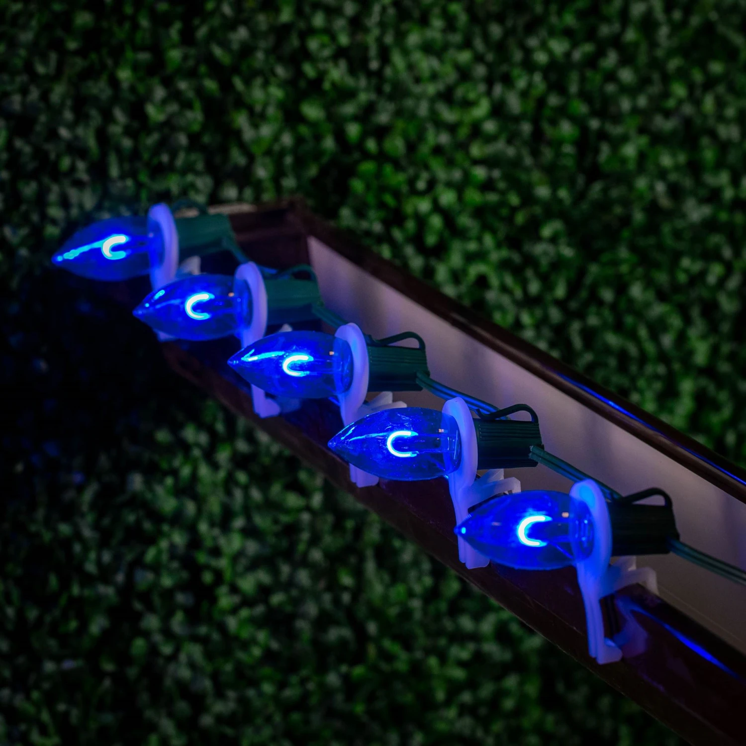 Blue C9 U-Shaped LED Plastic Flex Filament Replacement Bulbs 25 Pack 6 Blue C9 U-Shaped LED Plastic Flex Filament Replacement Bulbs 25 Pack - Image 6