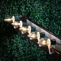 Warm White C9 U-Shaped LED Plastic Flex Filament Replacement Bulbs 25 Pack -Christmas Lights Series 0032854 warm white c9 u shaped led plastic flex filament replacement bulbs 25 pack