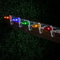 Assorted Smooth Glass C9 LED Bulbs - 25pk -Christmas Lights Series 0032889 assorted smooth glass c9 led bulbs 25pk