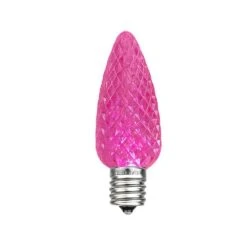 Pink C9 LED Replacement Bulbs 25 Pack 10 Pink C9 LED Replacement Bulbs 25 Pack -Christmas Lights Series 0032904 pink c9 led replacement bulbs 25 pack