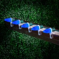 C9 - Blue - Ceramic (plastic) LED Replacement Bulbs - 25 Pack -Christmas Lights Series 0032926 c9 blue ceramic plastic led replacement bulbs 25 pack