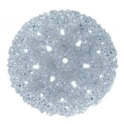 Christmas Lights Series -Christmas Lights Series 0033105 100 pure white led 75 sphere