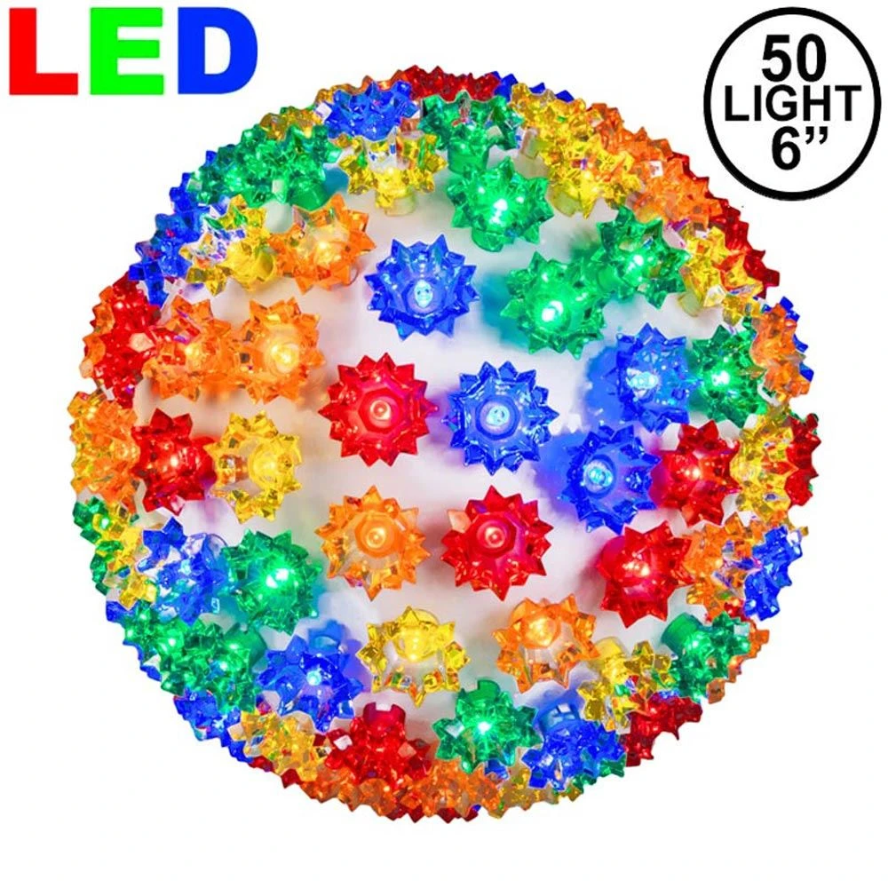 50 Multi LED 6" Sphere 1 50 Multi LED 6" Sphere