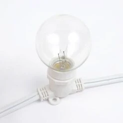 100' White Commercial Grade Stringer 80 Intermediate (e17) Base Sockets 12 100' White Commercial Grade Stringer 80 Intermediate (e17) Base Sockets -Christmas Lights Series 0033226 100 white commercial grade stringer 80 intermediate e17 base sockets