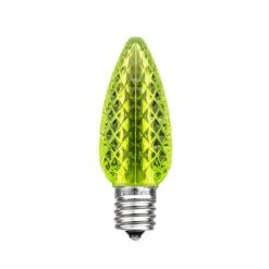 Lime Green C9 LED Replacement Bulbs 25 Pack -Christmas Lights Series 0033353 lime green c9 led replacement bulbs 25 pack