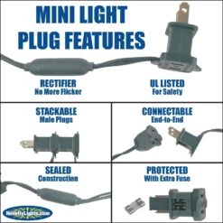 *NEW* True Twinkle Blue 70 LED C6 Strawberry Mini Lights Commercial Grade On Green Wire -Christmas Lights Series 0033434 new true twinkle blue 70 led c6 strawberry mini lights commercial grade on green wire