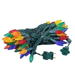 *NEW* True Twinkle Multi Color 70 LED C6 Strawberry Mini Lights Commercial Grade On Green Wire -Christmas Lights Series 0033461 new true twinkle multi color 70 led c6 strawberry mini lights commercial grade on green wire