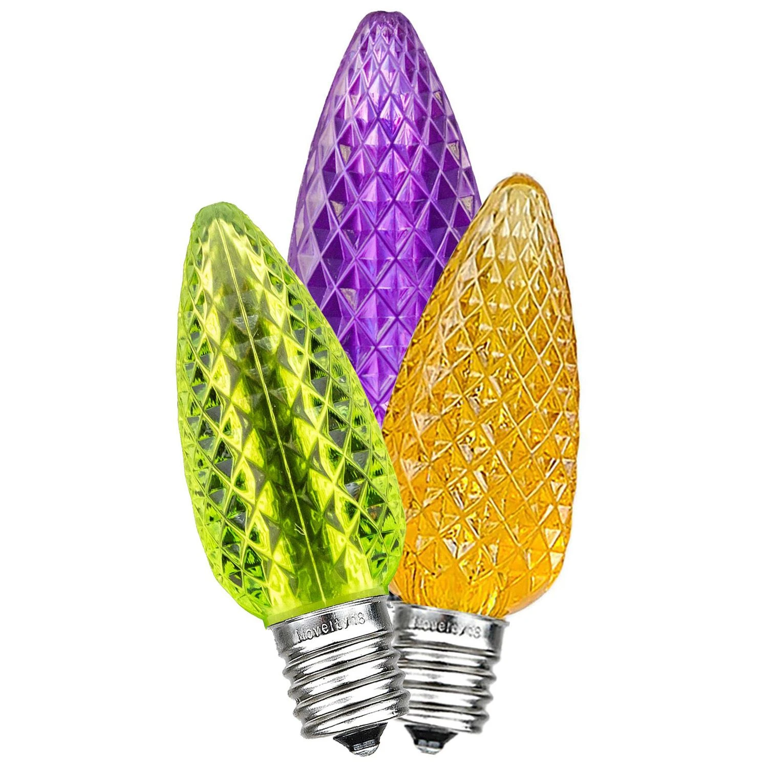 Lime/Purple/Orange C9 LED Replacement Bulbs 25 Pack 2 Lime/Purple/Orange C9 LED Replacement Bulbs 25 Pack - Image 2
