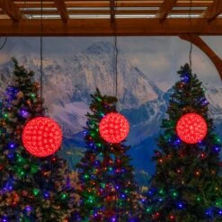 Pink 150 Light Starlight Sphere 10" -Christmas Lights Series 0033643 pink 150 light starlight sphere 10