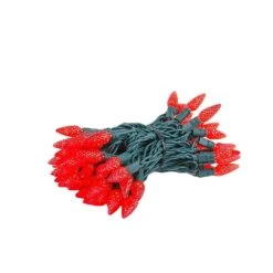 Coaxial Red 100 LED C6 Strawberry Mini Lights Commercial Grade On Green Wire 7 Coaxial Red 100 LED C6 Strawberry Mini Lights Commercial Grade On Green Wire -Christmas Lights Series 0033681 coaxial red 100 led c6 strawberry mini lights commercial grade on green wire