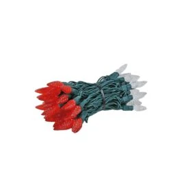 Coaxial Red/Pure White 70 LED C6 Strawberry Mini Lights Commercial Grade On Green Wire 6 Coaxial Red/Pure White 70 LED C6 Strawberry Mini Lights Commercial Grade On Green Wire -Christmas Lights Series 0033708 coaxial redpure white 70 led c6 strawberry mini lights commercial grade on green wire