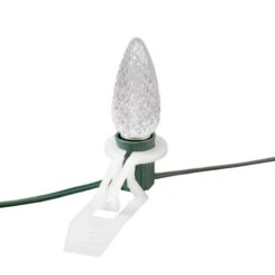100 Pack Of C9 TUFFCLIPS WEDGE CLIP -Christmas Lights Series 0033786 100 pack of c9 tuffclips wedge clip