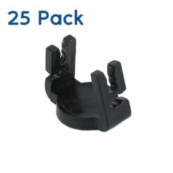 Magnetic Light Clips Black 25 Pack