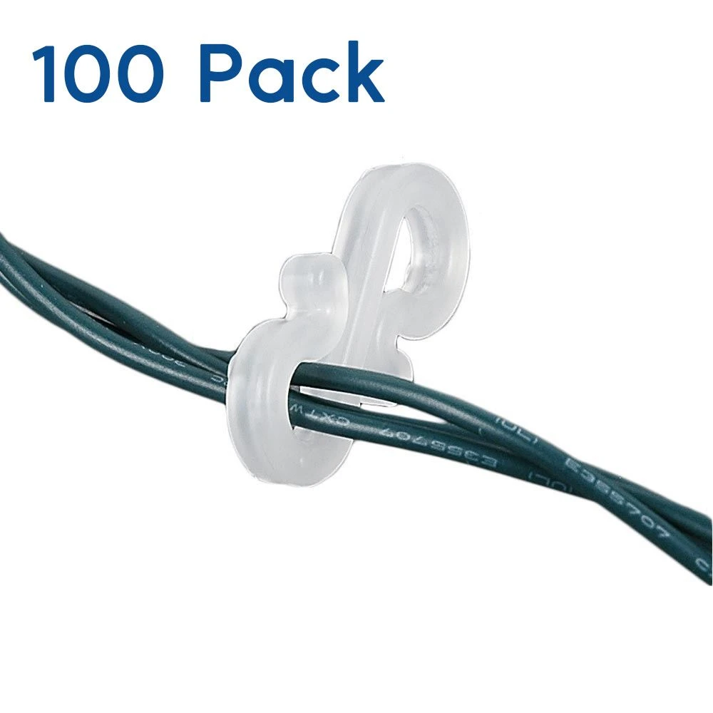 Gutter Clips For Mini Lights 100 Pack 1 Gutter Clips For Mini Lights 100 Pack