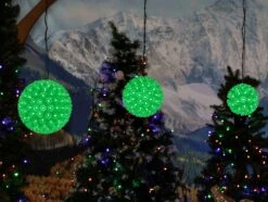 50 Green LED 6" Sphere 9 50 Green LED 6" Sphere -Christmas Lights Series 0033858 50 green led 6 sphere
