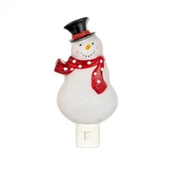 Christmas Night Light - Snowman - Swivel Plug W/LED Bulb -Christmas Lights Series 0033914 christmas night light snowman swivel plug wled bulb
