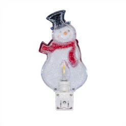 Christmas Night Light - Snowman - Swivel Plug W/LED Bulb -Christmas Lights Series 0033916 christmas night light snowman swivel plug wled bulb
