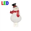Christmas Night Light - Snowman - Swivel Plug W/LED Bulb