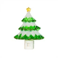 Christmas Night Light - Christmas Tree - Swivel Plug W/LED Bulb -Christmas Lights Series 0033939 christmas night light christmas tree swivel plug wled bulb