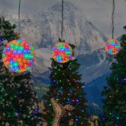 50 Multi LED 6" Sphere 9 50 Multi LED 6" Sphere -Christmas Lights Series 0033989 50 multi led 6 sphere