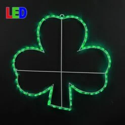 24" Shamrock LED St. Patrick's Day Motif