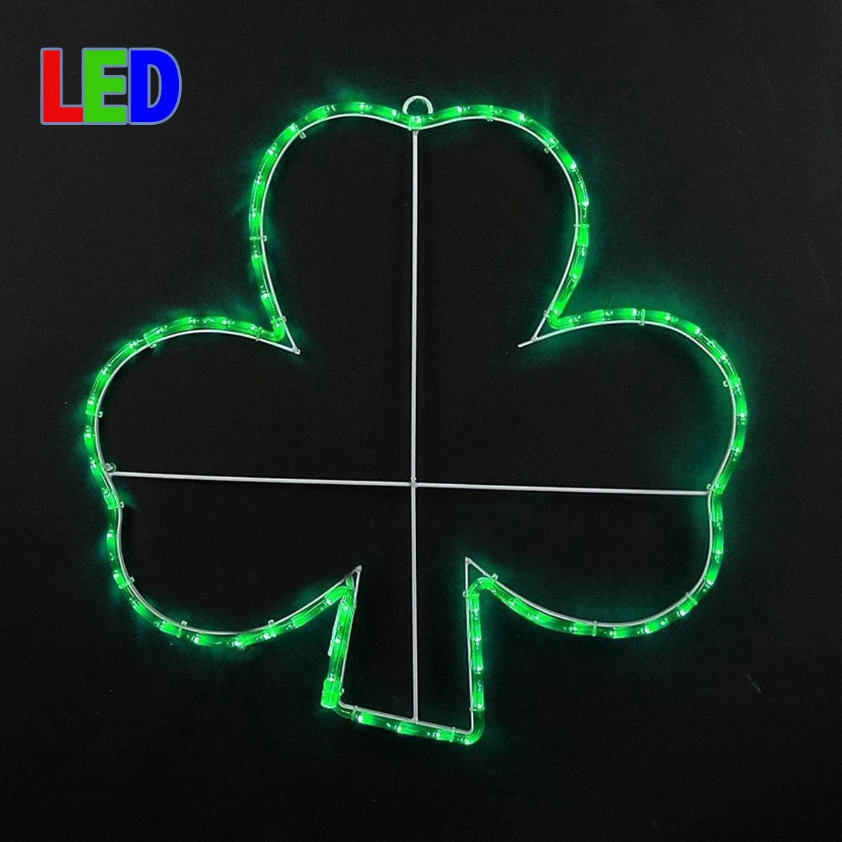 24" Shamrock LED St. Patrick's Day Motif 1 24" Shamrock LED St. Patrick's Day Motif
