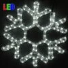 15" LED Rope Light Snowflake-Cool White