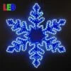 36" LED Snowflake-Cool White & Blue