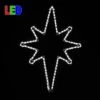 30" Bethlehem Star LED Rope Light Motif