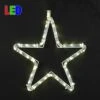 12" Small Christmas Star LED Rope Light Motif
