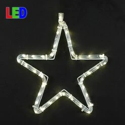 12" Small Christmas Star LED Rope Light Motif