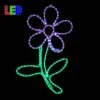29" Purple Flower LED Rope Light Motif