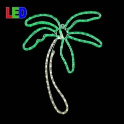 36" Palm Tree LED Rope Light Motif