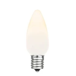 C9 - Warm White - Ceramic (plastic) LED Replacement Bulbs - 25 Pack