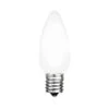 C9 - White - Ceramic (plastic) LED Replacement Bulbs - 25 Pack