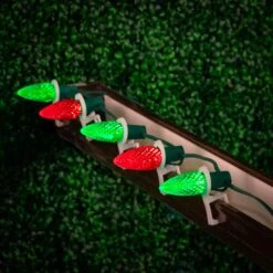 Red/Green C9 LED Replacement Bulbs 25 Pack -Christmas Lights Series 0034317 redgreen c9 led replacement bulbs 25 pack