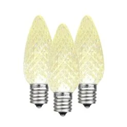 Warm White C9 LED Replacement Bulbs 25 Pack -Christmas Lights Series 0034564 warm white c9 led replacement bulbs 25 pack