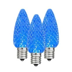 Blue C9 LED Replacement Bulbs 25 Pack -Christmas Lights Series 0034571 blue c9 led replacement bulbs 25 pack